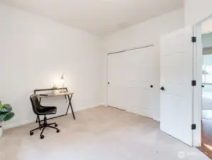 4th Bedroom/Office w/Closet on Main