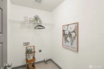 Upstairs utility room