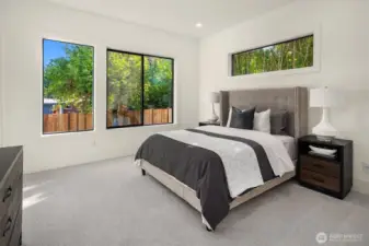 Secluded main floor en suite
