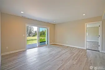 Downstairs living room.