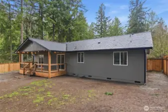 Another view of the back of the house