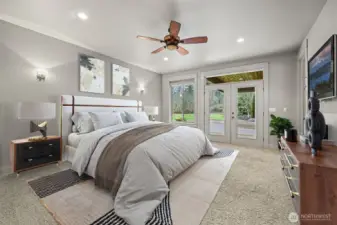 Virtually Staged Primary Suite!