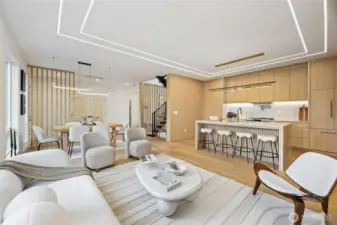 A truly stunning, greatroom - luxury details are found everywhere