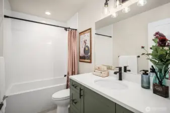 Second floor full bath