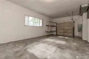 Nice big shelves for extra storage!