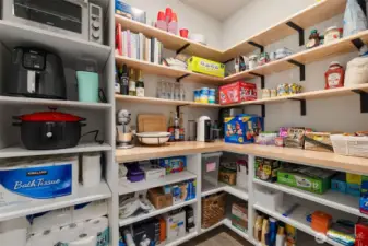 Custom built pantry!