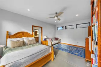Elegant owner's bedroom is en-suite and has plenty of space.