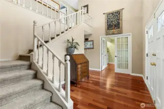 Stately two story entry