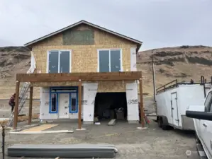 New construction also on Bridgeview. This is the 8th home being built so far in Vantage Bay.