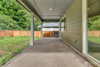 Extended Covered Back Patio