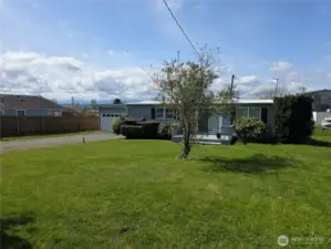 Large sunny lot.