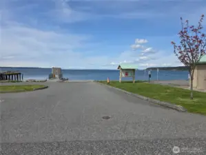 Public boat launch.