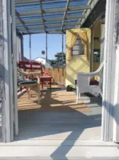 Screened in porch.