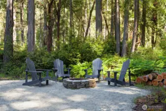 Firepit area.