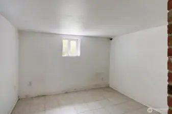 Additional storage room in basement