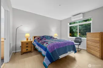 Primary bedroom boasts a private bath.