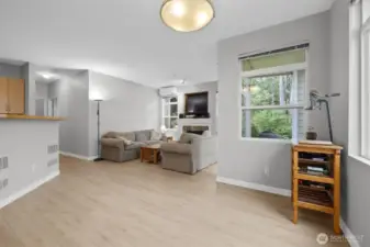 Open floor plan for easy flow living.