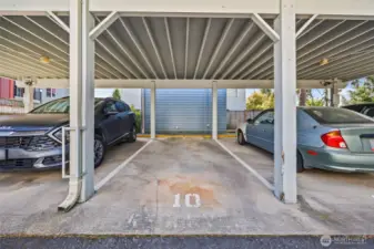 Assigned parking space #10