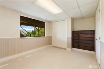Bedroom 3 with built-in dresser