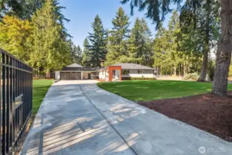 Plenty of off-street parking! You'll appreciate this gated & fully-fenced property!