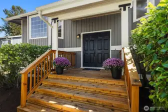 Newer front entry.