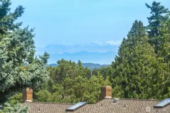Beautiful views from deck and primary.