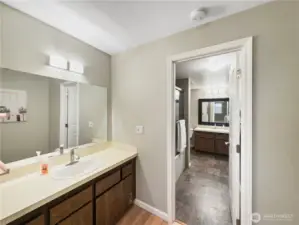 Primary sink in addition to the full bath.