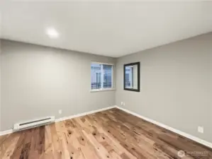 Office space with window.