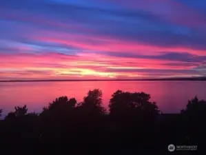 Sunsets just don't get better than this! Taken from balcony.