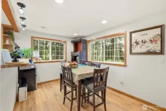 Small Dining Room off of the Kitchen.