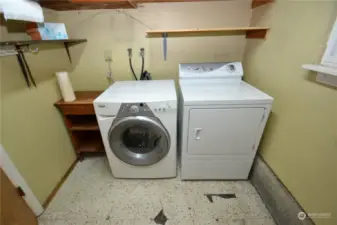 Washer and dryer stay