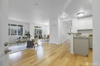 From the moment you enter, you will be impressed by the large, open and bright living space!
