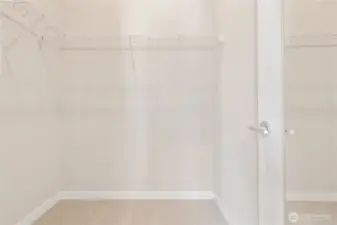 Primary walk-in closet