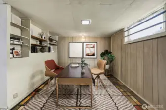 This is the 2nd finished room in the lower level, this is on the north west side of the home