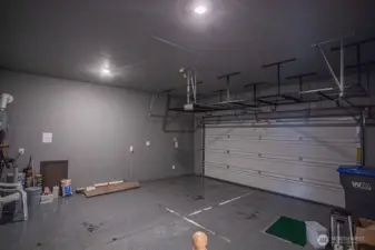Garage - fully finished with epoxy floor