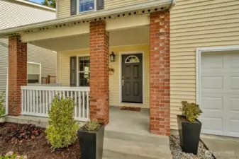 Terrific brick columns and cozy front porch!