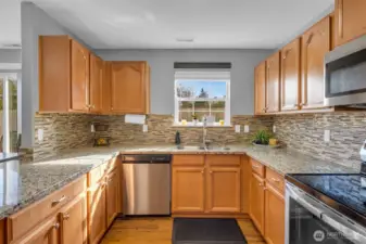 Tons of room and cabinets.