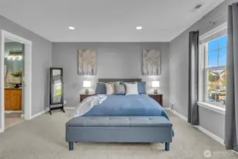 Huge room with a great layout.