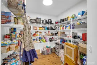 Huge Pantry located right off of the garage.