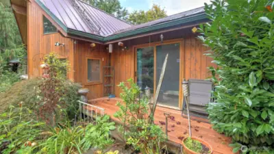 Deck off primary bedroom