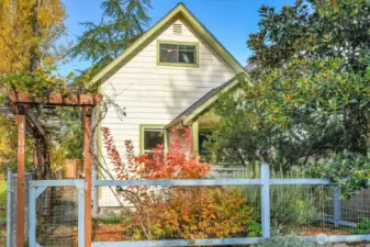 Lovely landscape and fully fenced yard