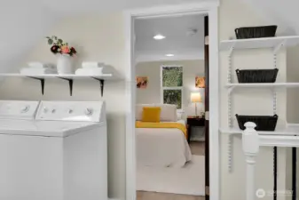 Upstairs laundry
