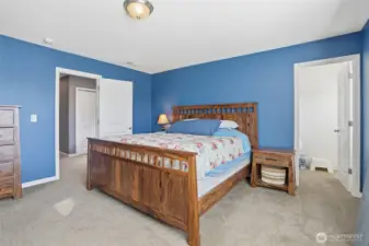 Primary Bedroom with two walk in closets