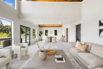 Main floor Living Rm & Dining RM View