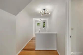Hallway view from Living Rm