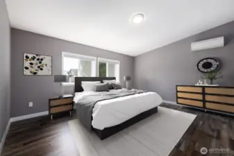 Primary Bedroom Virtually Staged