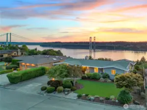 Panoramic, unobstructed views in your back yard?  YES!  This home is the best of the West Slope of Tacoma.