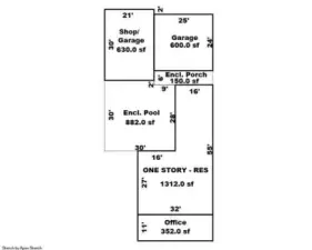County assessor's floor plan