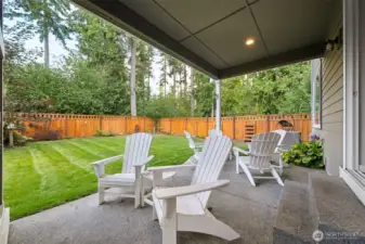 Covered patio