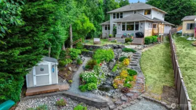Storage shed for your gardening tools